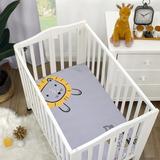 Indigo Safari Schulz Mini Fitted Crib Sheet in Gray | 38 H x 24 W x 5 D in | Wayfair 98A3E08700084B588622A7FC9737322F