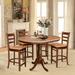 International Concepts Counter Height Extendable Solid Wood Dining Set Wood in Brown | 35.3 H in | Wayfair K58-36RXT-S6172-4