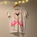 J. Crew Tops | Flamingo J Crew Collection Tee | Color: Pink/White | Size: M