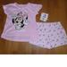 Disney Matching Sets | Baby Girls 2 Pc Minnie Mouse T-Shirt Top Shorts Size 12 Months Nwt Disney Dots | Color: Pink/White | Size: Various