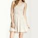 Free People Dresses | Free People Tan Tank Dress W Tulle Flare Skirt | Color: Cream/Tan | Size: S