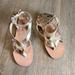 Anthropologie Shoes | Anthropologie Silent D Athens Gladiator Sandals Gold Size 8 | Color: Gold | Size: 8