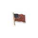 Solid 14ct Yellow Or White Gold Enamel American Flag Lapel Pin For Men Jewelry Gifts for Men