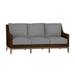 Summer Classics Peninsula 80" Wide Outdoor Wicker Patio Sofa w/ Cushions Wicker/Rattan/Olefin Fabric Included | 36 H x 80 W x 36 D in | Wayfair