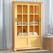 Andover Mills™ 51" H x 31.75" W Standard Bookcase Wood in Yellow | 51 H x 31.75 W x 13 D in | Wayfair 2F4018EBBB164C8CA3333D3A536240D9