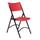 National Public Seating NPS&reg; 600 Series Folding Chair Plastic/Resin in Red/Black | Wayfair 640