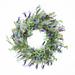 Primrue Lavender Fields 22" Silk Wreath Silk in Green/Indigo | 22 H x 22 W x 6 D in | Wayfair 0A62E6677151421C92A16FF42C28FD92