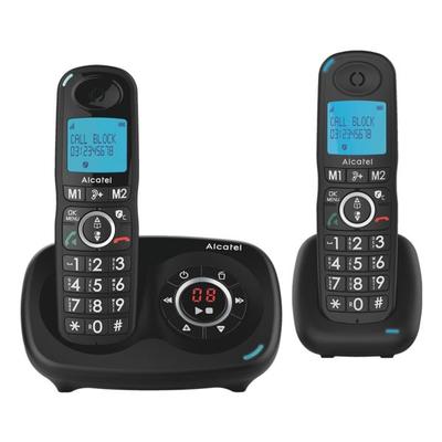 Schnurloses Telefon »XL595B Voice Duo« schwarz, Alcatel