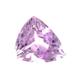 FINE 9.35ct Rose De France Purple Amethyst Trillion Triangle Cut Gem 15x13mm