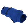 Microfibre Dog Coat Blue Size S 39cm Back Length