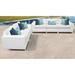 Miami 5 Piece Outdoor Wicker Patio Furniture Set 05h