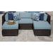 Venice 5 Piece Outdoor Wicker Patio Furniture Set