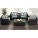 Venice 6 Piece Outdoor Wicker Patio Furniture Set 06a