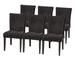 6 Venice Armless Dining Chairs