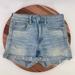 American Eagle Outfitters Shorts | American Eagle Shorts High Rise Shortie Light Wash Distressed Stretch Size 6 | Color: Blue | Size: 6