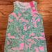 Lilly Pulitzer Dresses | Nwt Lilly Pulitzer Mini Classic Shift Dress, Pink Sand Paradise, Size 10 Girls | Color: Green/Pink | Size: 10g