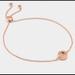 Coach Jewelry | Coach Signature Pave Rose Gold Slider Bracelet | Color: Gold/Pink | Size: Os