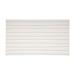 Pet Anti-Slip Stripes Food and Water Mat for Dogs and Cats, 21" W X 12" H, White