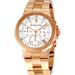 Michael Kors Accessories | Michael Kors Rose Gold -Tone Runway Chronograph Ladies Watch Mk5223 New Battery | Color: Gold | Size: Os