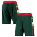 Men's Mitchell & Ness Green Milwaukee Bucks 1983-84 Hardwood Classics Authentic Shorts