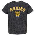 Girls Toddler Gameday Couture Leopard North Carolina A&T Aggies All the Cheer T-Shirt