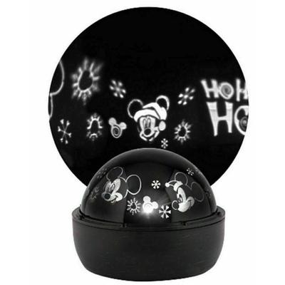 Disney Holiday | Disney Mickey Magic Holiday White Rotating Light Tabletop Led Projection Indoor | Color: Black/White | Size: Medium