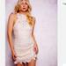 Free People Dresses | Free People Saylor Jessa Foil Lace Floral Dress | Color: Cream/White | Size: Xs