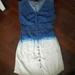 Jessica Simpson Dresses | Jessica Simpson Jean Dress Medium. Knee Length | Color: Blue | Size: M