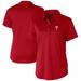 Women's Cutter & Buck Red Philadelphia Phillies Prospect Textured Stretch Polo