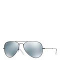 Ray-Ban-Aviator Flash Sunglasses (Unisex) Grey No Size Aluminum