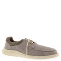 Sperry Top-Sider Captain's Moc Chambray Boat Shoe - Mens 7.5 Tan Oxford Medium