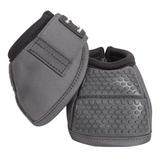 Classic Equine No Turn Flexion Bell Boots - L - Charcoal - Smartpak