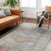 Amato 7'10" x 10'2" Traditional Light Gray/Taupe/Multi Brown/Nutmeg/Dark Gray/Mustard/Slate/Charcoal/Mauve/Slate Blue Washable Area Rug - Hauteloom