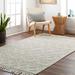 Cameo 3' Round Wool Bone/Taupe/Cloud Gray/Dark Gray/Nutmeg/Ivory/Black Area Rug - Hauteloom