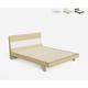 Llb Living Life Bed - Lit 2 places design moderne en bois 160x200cm avec sommier à lattes Landeck
