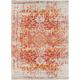 Surya - Tapis de Salon à Poils Courts et Doux Tapis Persan Vintage Oriental Orange et Beige 160 x