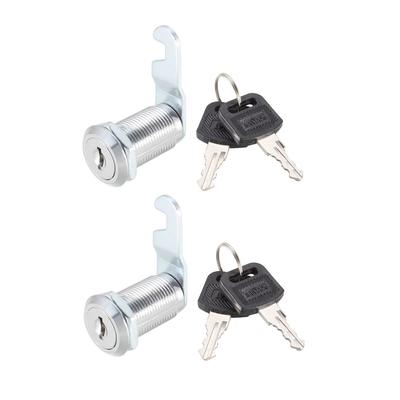 Cam Lock 30mm Cylinder Length for Max 7/8-inch Thick Panel Keyed Alike 2Pcs - 30mm Keyed Alike