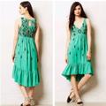 Anthropologie Dresses | Anthropologie Floreat Green Ljada Beaded Dress | Color: Green | Size: 0