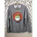 Disney Tops | Disney Star Wars The Child Sweatshirt Mandalorian Baby Yoda Pullover Grey Unisex | Color: Gray/Orange | Size: L