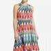 Athleta Dresses | Athleta Ikat Multicolor Dress, Size Medium | Color: Orange/Pink | Size: M