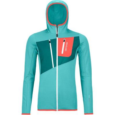 ORTOVOX Damen Bergsport Fleecepullover "Grid Hoody", Größe S in Blau