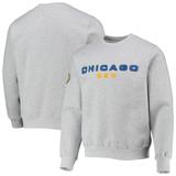 Men's Heathered Gray Chicago Sky Pullover Sweatshirt