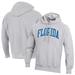 Men's Champion Heathered Gray Florida Gators Big & Tall Reverse Weave Fleece Pullover Hoodie Sweatshirt