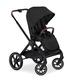 hauck Premium buggy with leg cover, Walk N Care, lightweight, puncture-proof, spring-loaded rubber wheels, height-adjustable seat and telescopic handle, reversible,XXL hood,UV protection 50+,foldable