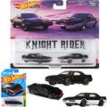 Ghost Knight Premium Iconic Cars Limited Bundled with Knight Rider Kitt TV Series & K.A.R.R. Pack + Concept Edition 2-Items