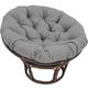 SHAIRMB Papasan Round Chair Cushions, Outdoor Waterproof Egg Chair Pad,Thicken Papasan Chair Cushion, Swing Chair Cushion Outdoor, for Outdoor Garden, Balcony and Living Room,outdoorE,105x105cm