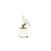 Chelsea House Parrot on Crystal Figurine Porcelain/Ceramic in White/Yellow | 8.8 H x 4.5 W x 3 D in | Wayfair 385032