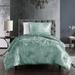 Riverbrook Home Comforter Set Polyester/Polyfill/Microfiber/Velvet in Green/Blue | Twin Comforter + 1 Standard Sham | Wayfair 84486