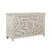 Melvin Star 6-Drawer Dresser with distressed Whitewash