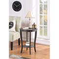 Winston Porter Harvey Round End Table Wood in Gray | 24 H x 17.75 W x 17.75 D in | Wayfair 7A3915E7F0CC4FDB85016E4118DCBC3B